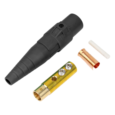 Conector Camlock Hembra / 400 Amperes / AC 600V / Abrazadera Compresión / Plástico Ingeniería / Varios Colores / Cable 2/0 AWG a 4/0 AWG