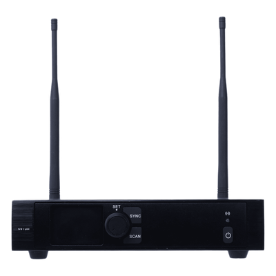 Receptor Inalámbrico Un Canal EP-591U | Transmisión Digital U-Band 540-690 MHz | Modulación PI/4-DQPSK | Pantalla TFT-LCD 2.2" | Salida Balanceada y Desbalanceada | Encripción de Audio | Escaneo de Frecuencia