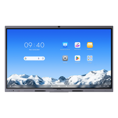 Pantalla Interactiva Touch de 65" Android 14 / Asistentes IA / Google Suite Preinstalado con Certificación EDLA / Cámara Web 8 MP / Resolución 4K / Bocinas Integradas / Entradas HDMI y VGA / Incluye 2 Lápices para Escribir