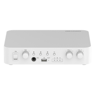Amplificador | Compatible con Spotify | Bluetooth | 2 Canales | 40 W por Canal | 100V COM x 2 | 2 Zonas |  Musica Ambiental 