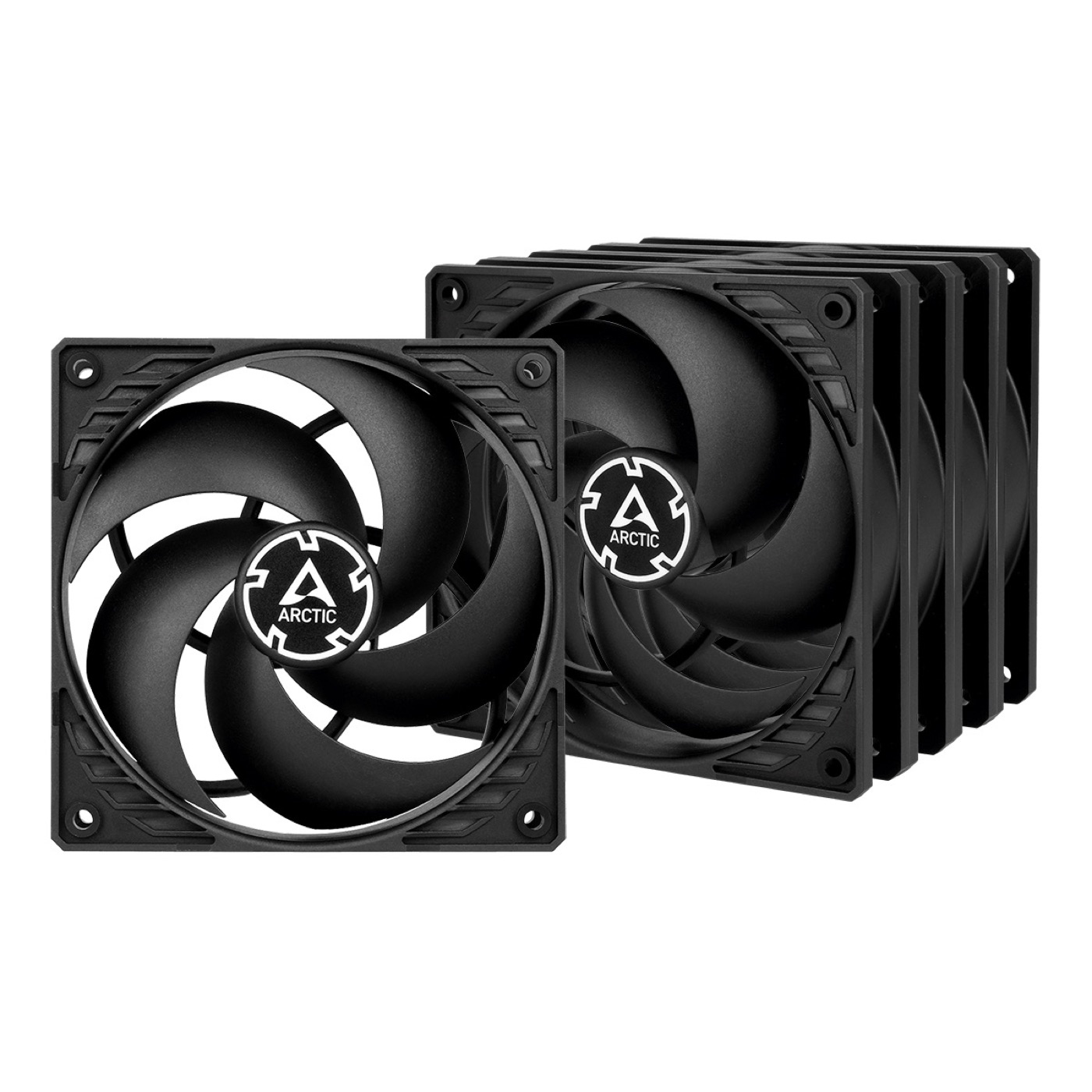 ARCTIC VENTILADOR P12 (BLACK) - 5 PACK