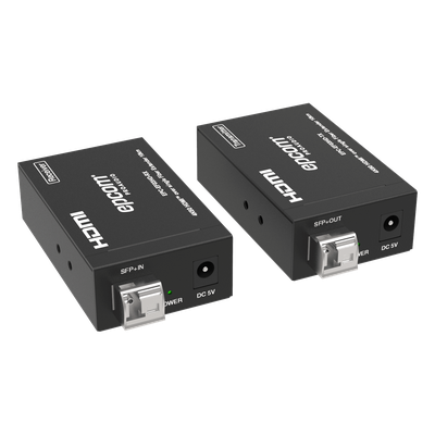 Extensor HDMI sobre Fibra Óptica | Resolución 4K2K@60Hz | Monomodo LC | 4:4:4 | Ancho de Banda 18 Gbps | Distancia hasta 10 km | HDCP 2.2 | HDR10+ Dolby Vision | Audio 7.1CH 