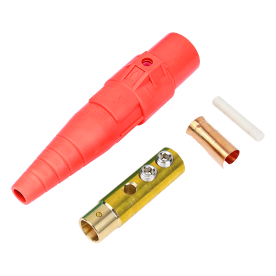 Conector camlock  400 AMPERES HEMBRA COLOR ROJO