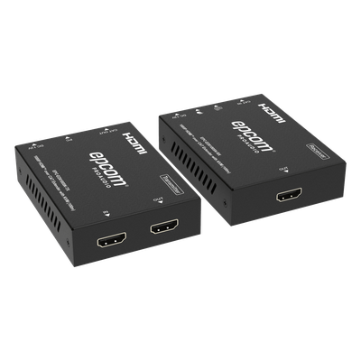 Extensor HDMI | Soporta KVM | Transmisión hasta 100 m | Cable CAT6 |  1080P@60Hz | Copia EDID automática | Sin compresión ni retraso | PoC