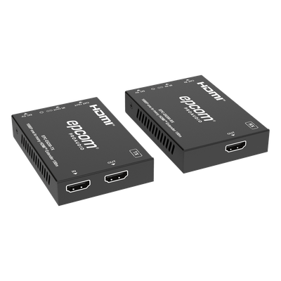 Extensor HDMI™ Sobre IP | Codificador Y Decodificador | 150m Por Cable CAT6 | Compatible Con Red Gigabit | Video Full HD | Compresión EZCast | Control IR Unidireccional