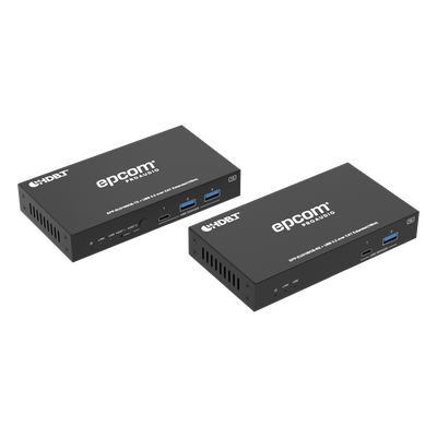 Extensor USB 3.2 Gen 1 | 100 m | Cable CAT6a | Velocidad 5 Gbps | Puertos USB-C y USB-A | PoC Bidireccional 24V | Compatible Con Dispositivos USB Variados