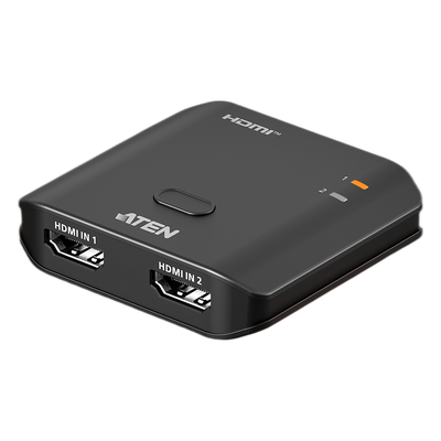 Switch HDMI 2 Puertos 8K Essentials | 48 Gbps | 8K @ 60Hz y 4K @ 120Hz | RapidSync™ | HDR10+ | VRR | ALLM | HDCP 2.3 | Audio LPCM 7.1 | Diseño Compacto