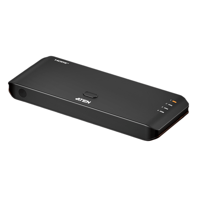 Switch HDMI 4 Puertos True 4K Essentials | RapidSync™ | HDR10+ | HDCP 2.2 | Control por Botón e IR | LPCM 7.1 | Diseño Compacto
