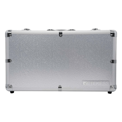 Estuche de Carga Portátil / 30 Ranuras / Carga Simultánea para 30 Dispositivos / 28 Contactos de Carga para Receptor TT126R / 2 Puertos USB para Transmisor TT126 / Carga por Contacto