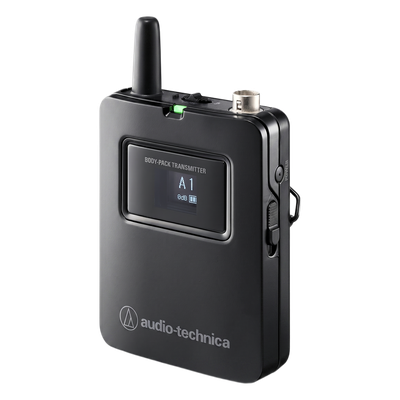 Transmisor Body-Pack Inalámbrico Digital | 2.4 GHz | 24-bit 48 kHz | Conector 4 Pines Locking | Pantalla OLED | Encriptación AES128