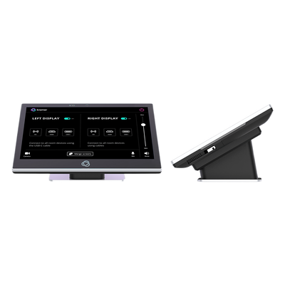 Panel Táctil 10.1 Pulgadas | Resolución 1920x1200 IPS | Multi-Touch 10 Puntos | Android 13 | PoE IEEE 802.3at | Procesador Genio 510 Hexa Core | 4GB RAM | 32GB eMMC | Diseño Seguro | Montaje Mesa y Pared Incluido | Kramer KT-2010SH
