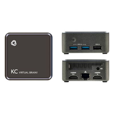 KC-Virtual Brain1 | Plataforma de Control de Espacios | 1 Instancia BRAINware | Control por Ethernet | Configuración Simple | Diseño Compacto