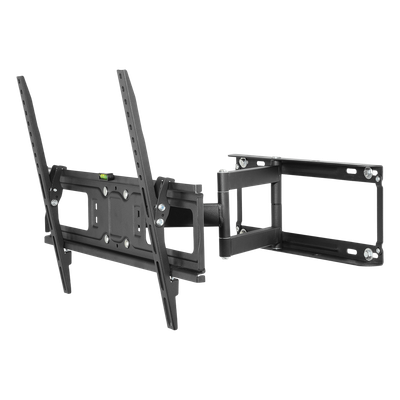 Soporte de Pared Articulado Pantallas desde 40" hasta 75" / Extensión 415mm / Capacidad 90 lb (41kg) / VESA 200x100 hasta 600x400mm / Pivote ±90° / Inclinacion +15°