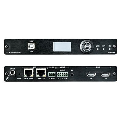 Codificador AVoIP | Entrada HDMI | 4K60 | Red 1G | Soporta KVM | IR RS232 CEC | HDR10 | PoE | Escalable 999 Canales | Baja Latencia