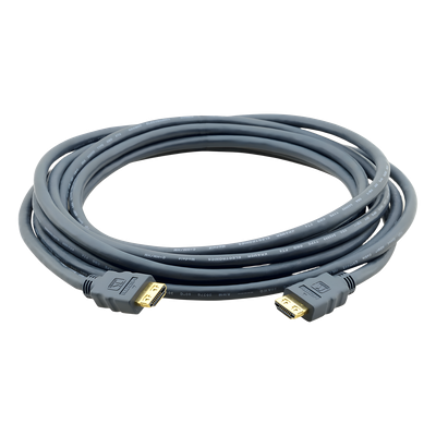 Cable HDMI Premium| Longitud 1.8m | Alta Velocidad 18 Gbps | 4K@60Hz (4:4:4) | Conectores Dorados 24K | K-Lock Resistentes | Triple Blindaje | Certificado Premium