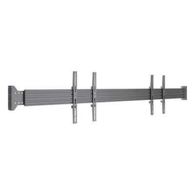 Sistema de Montaje en Pared / Rieles 2000 mm (78.7 in) / Estructura Modular / Soporte Ajustable / Incluye Herramientas y Tornillería Completa