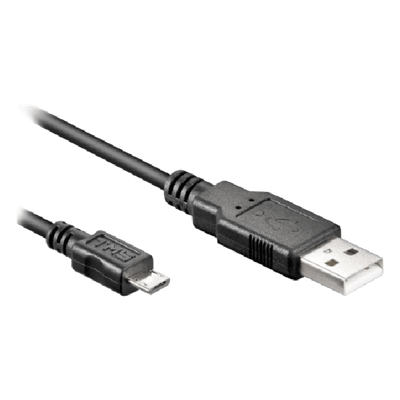 Cable Nexmosphere Nano / USB-A a Micro USB / Split 2.5 mm DC / 1.2 m (3.9 ft) / Negro / Comunicación y Alimentación