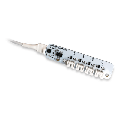 Interfaz de Botones Push XT-B4N6 / 4 Canales / Control LED 3.3V / 256 Combinaciones / X-talk / 82 mm / JST-PHR-3