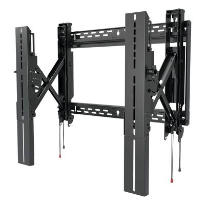 Soporte de Pared Universal Tijera SmartMount / Extensión 12 pulgadas (305 mm) / Carga Máxima 200 lb (90.7 kg) / Ajuste Tilt +15°/-2° con IncreLok / Patrón VESA 200x100 a 600x600 mm / Apertura Abierta para Cajas Empotradas / In