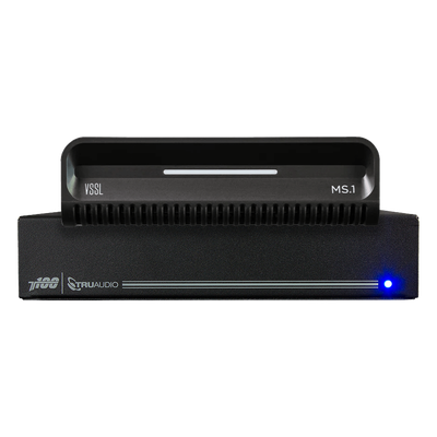 KIT Amplificador T100 y Streamer de Audio Modular MS.1 | PoE + USB-C | HDMI eARC + Óptica + RCA | Bluetooth LE Audio | WiFi | Control4-Crestron-Elan-RTI-URC-Savant-Lutron | AirPlay2-GoogleCast-SpotifyConnect