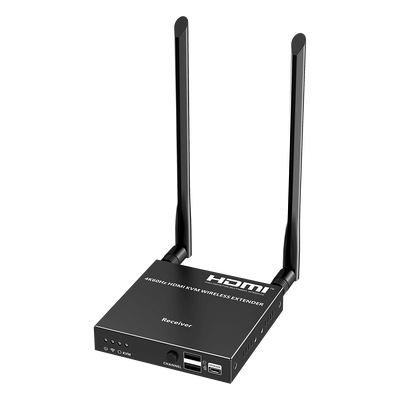 Extensor Inalámbrico | 4K@60Hz | Transmisión hasta 50m | Solo Rx | Transferencia IR | Emparejamiento SSID | Compatible TT699KVMV2.0