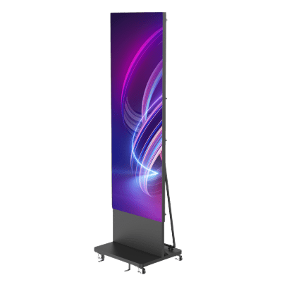 Poster LED de Piso / Pixel Pitch 1.5 mm / Modular (Puede Crecer con Mas Posters) / Case para Transporte / Uso en Interior / Calidad de Video Destacada