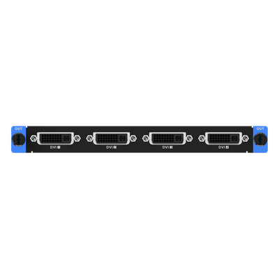 Tarjeta de Salida DVI 4 Canales / 1080P @ 60 Hz / 2.6 MP por Puerto / 16 Capas Video Wall / Compatible Serie C66S