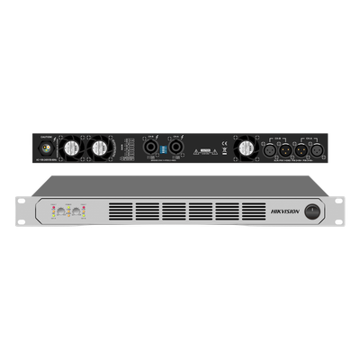 Amplificador de Potencia Profesional  / 250W 2-Zonas / Clase D / Eficiencia 90% / Modos Estéreo y Puente / PFC de Banda Ancha / Protección Integral / 1U Compacto