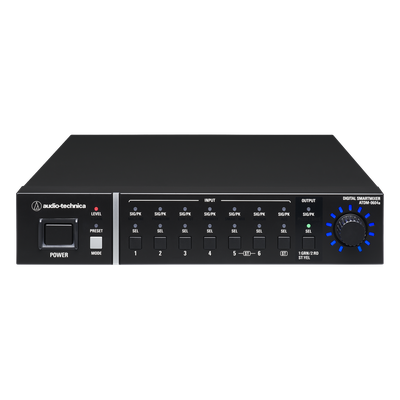 MEZCLADOR DIGITAL AUTOMÁTICO SMARTMIXER DE 6 CANALES CON CANCELACIÓN DE ECO.