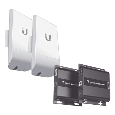 Kit de Enlaces de Video por HDMI Inalámbrico / Distancias de hasta 200m / Soporta Resolución hasta 4K 