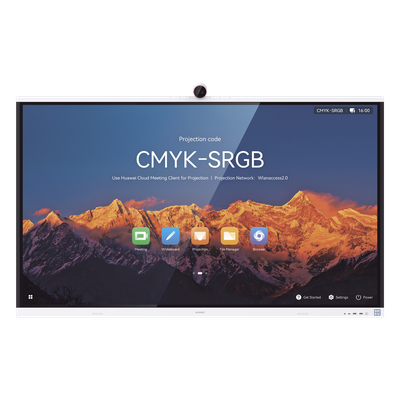 HUAWEI IdeaHub S2, Pantalla interactiva para Colaboración Inteligente, 75", 4K UHD, Harmony OS, Wi-Fi 6, Cámara inteligente, Funcionalidad BYOM.