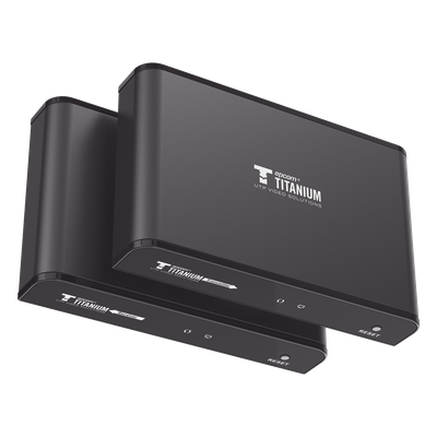 Kit Extensor HDMI para distancias de 120 metros / Resolución 1080P a 60Hz / Cat 6 / Soporta conexión Uno a Uno y Uno a Muchos / Soporta hasta 253 Rx / Salida Loop / Baja Latencia / Uso 24/7 / Soporta HDbitT / Compatible con Switch Gigabit