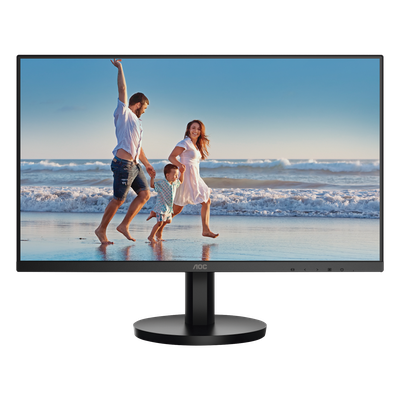 Monitor LED de 23.8" VESA, Resolución 1920 x 1080 Pixeles, Entradas de Video VGA/HDMI. Panel VA LCD Backlight LED. Ultra Delgado