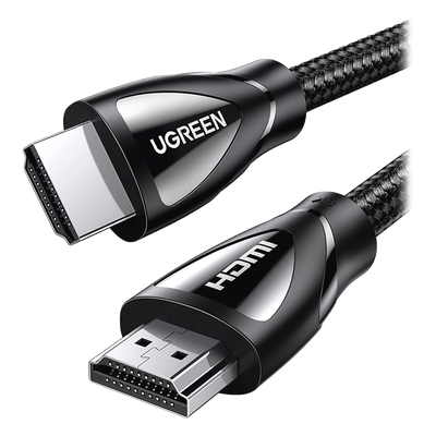 Cable HDMI 2.1 de Nylon Trenzado / 3 Metros / 8K@60Hz/4K@120Hz / eARC (Canal de Retorno de Audio / HDR10+ / VVR / HEC (Canal Ethernet HDMI) / ALLM / 3D / Dolby Atmos / Dolby Visión / 48 Gbps / Mayor Duración.