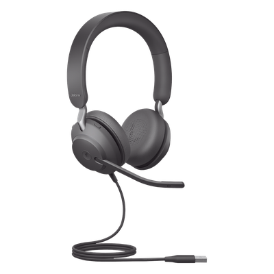 Jabra Jabra Evolve 2 40SE, Auricular stereo versión MS con aislamiento de ruido, conexión USB-A y indicador de ocupado (Busylight) (24189-999-999) 