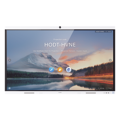 HUAWEI IdeaHub B2, Pantalla interactiva para Colaboración Inteligente, 86", 4K UHD, Android 9, Wi-Fi, blanco Jade.