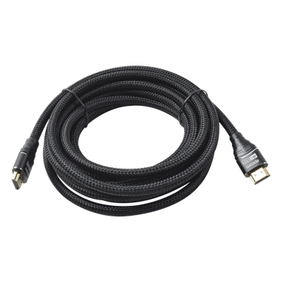 Cable HDMI Ultra-Resistente Redondo de 5m (16.4 ft) Optimizado para Resolución 4K ULTRA HD 