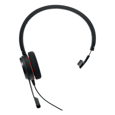 Jabra Evolve 20 Mono con conexión USB, micrófono con cancelación de ruido de última generación, configuración Plug and Play, Certificación Microsoft Teams (4993-823-109) 
