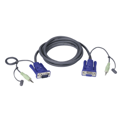 Cable VGA con audio de 1,8 m