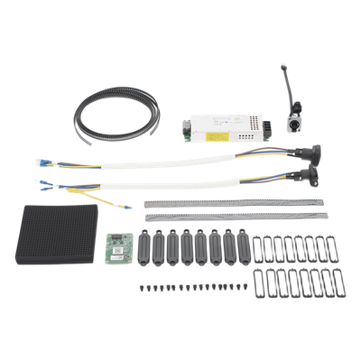 Kit de Refacciones/Accesorios para Paneles LED Hikvision de Renta 3.9mm / Compatible con Paneles de 500 mm x 1000 mm