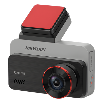Dashcam de Doble Lente Hikvision AE-DC2328-C200S(2CH) / 2 Megapixel (1080p) Frontal e Interior / Gran Angular 128° / H.265 / Pantalla IPS 3" / WiFi / G-Sensor / Micro SD 256GB