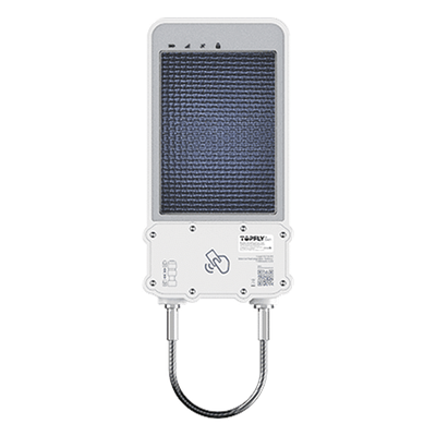 Cerradura Inteligente GPS con Energía Solar / SolarGuardX 100 / Seguimiento de Activos LTE Cat-M1 / Desbloqueo por RFID BLE OTA / Impermeable IP67 / Detección de Movimiento / Alarma de Bloqueo / Batería 14400mAh / Seguridad de Datos M