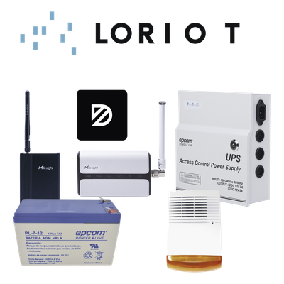 KIT INICIAL PARA ALARMA VECINAL DE LARGO ALCANCE CON LORAWAN