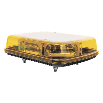 Mini Barra  con 18 Poderosos LEDs, Color Ámbar Con Montaje Fijo de Tornillos