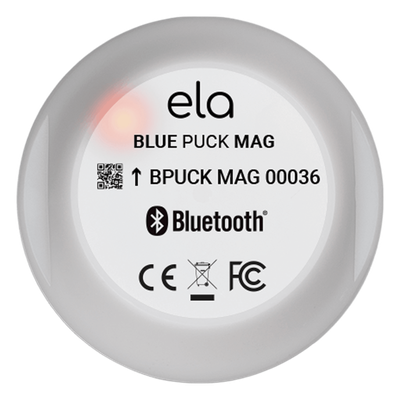 Kit Sensor BLE Magnético BLUEPUCK MAG + Imán — Control de Apertura de Puertas, IP68, Alcance 500m