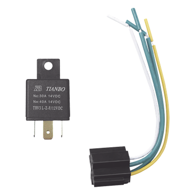 Relevador de 5 pines automotriz de 12 volts