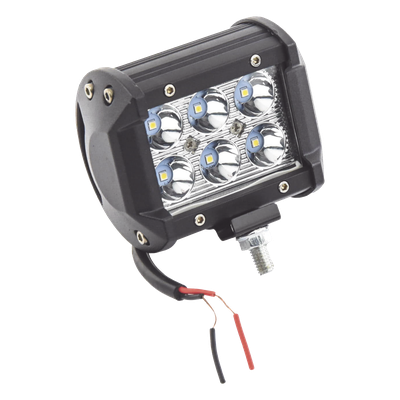 Luz de Trabajo de 6 LED, 1500 Lúmenes, 9 Watts, 10-30 Vcc, IP67, 4 pulgadas