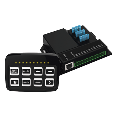 Controlador Universal de 8 interruptores, con Montaje Fijo y de Succión