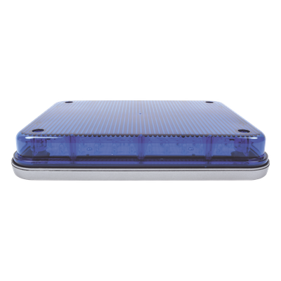 Luz de advertencia de 9x7", Color Azul, Ideal para Ambulancias