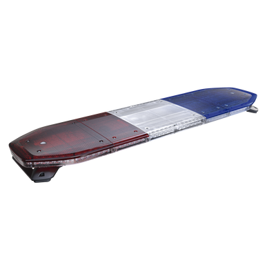 Barra de luces de 48", 216 LED, Dual Color, Programable, Rojo/Azul/Ámbar/Claro, Ideal para Equipar Unidades de Seguridad Publica con Domos Rojo, Claro y Azul